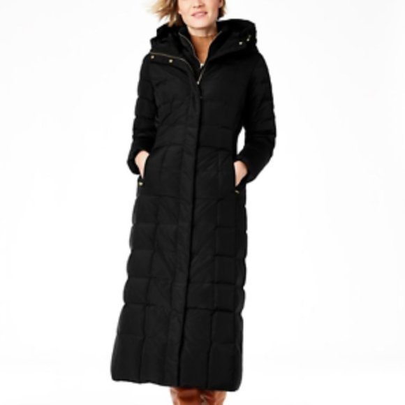 COLE HAAN Hooded Puffer Coat black - Picture 13 of 13
